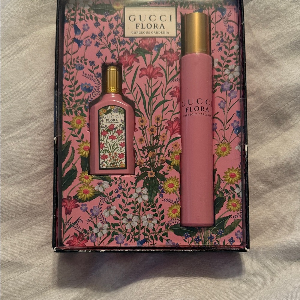 Gucci Flora Gorgeous Gardenia Set - Pink and Gold